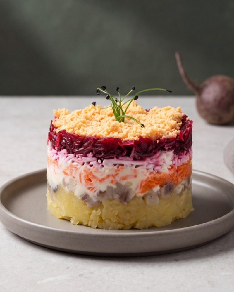 Layered food editorial